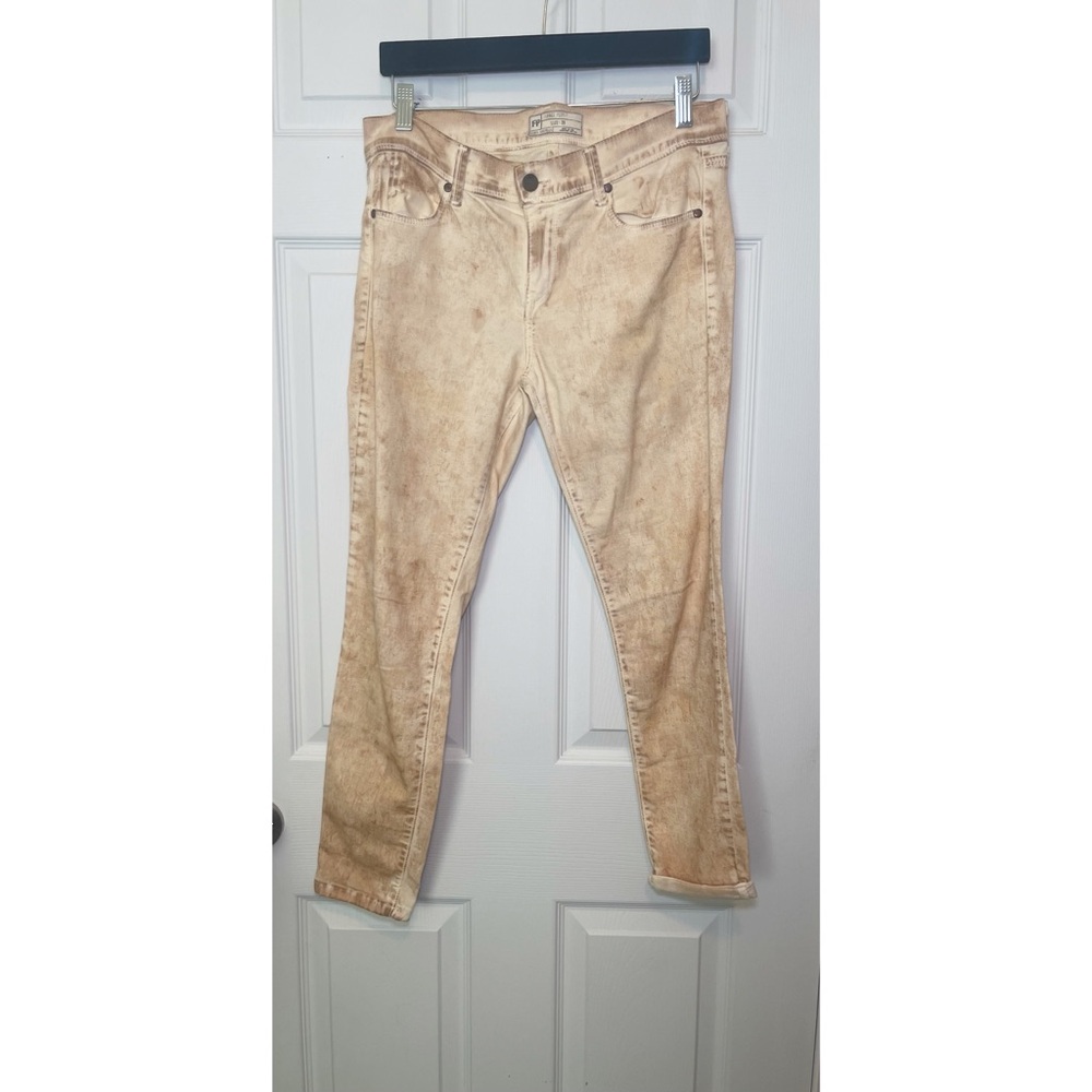 Free People Tan Skinny Jeans